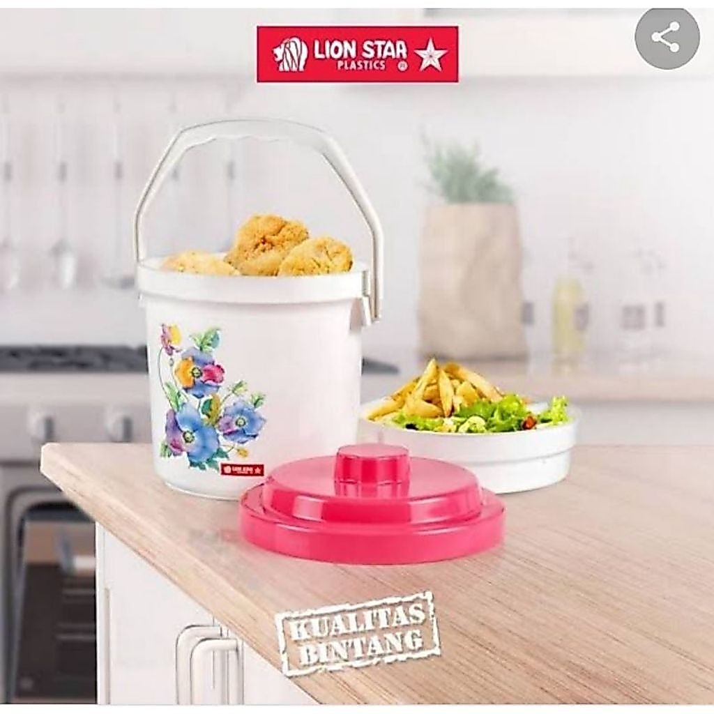 Rantang Tunggal Lion Star R-7 R-8/Rantang Kuah Lion Star Kelas Bintang/Rantang Sayur Plastik Food  C