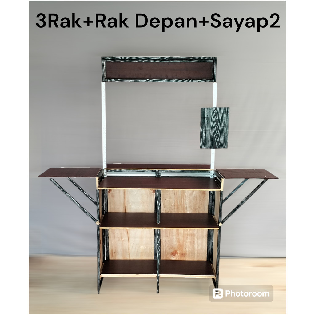 booth portable / gerobak lipat / meja lipat / gerobak dagang / gerobak jualan / meja dagang