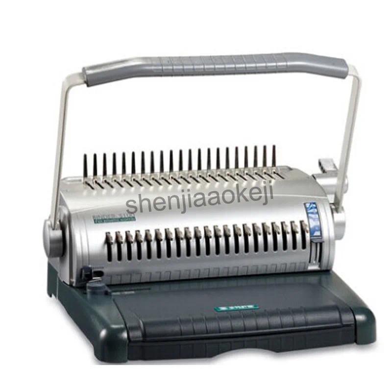 21 holes A4 paper Manual Binding machine comb rubber ring Binding machine folder bar binding machine