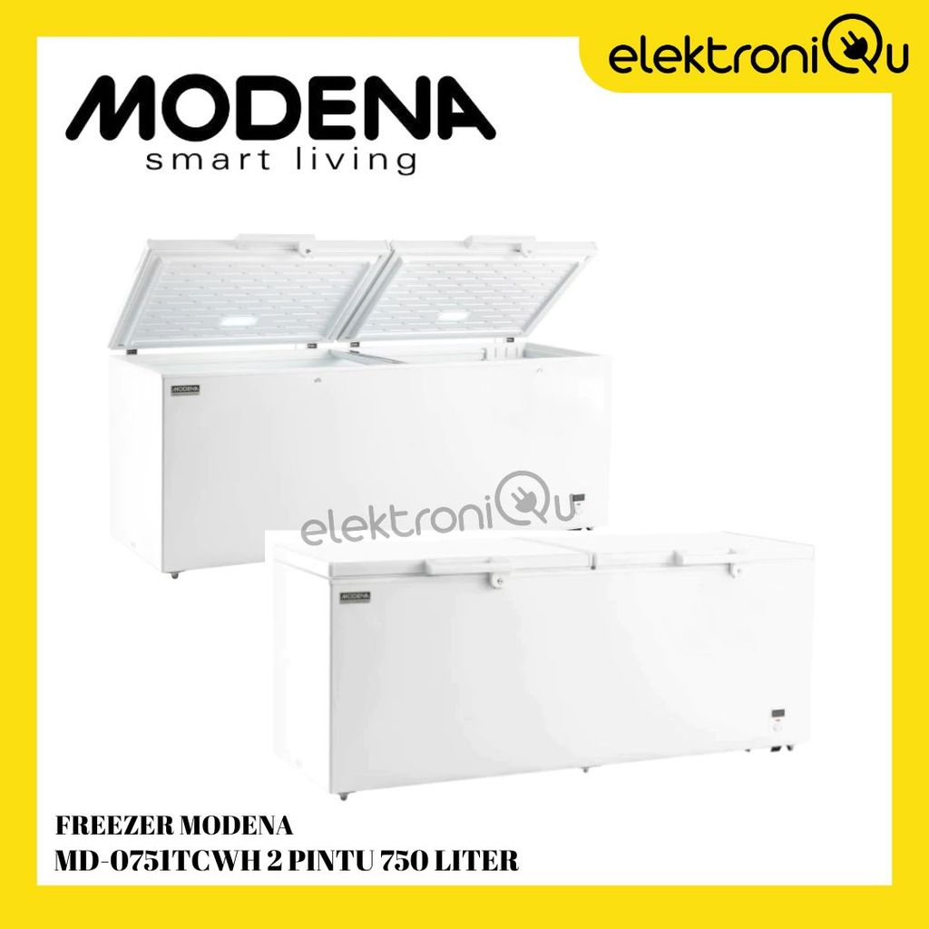 FREEZER MODENA MD-0751TCWH 2 PINTU 750 LITER / FREEZER BOX PCM Inner Cabinet
