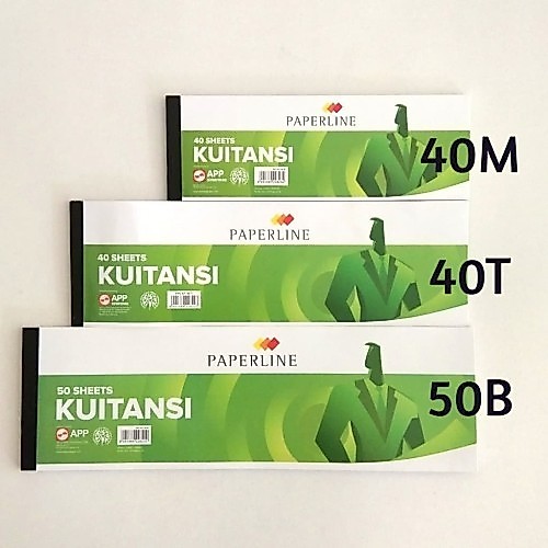 Paperline Kwitansi / Buku Kwitansi Kwitansi / kuitansi paperline Kecil - Sedang - Besar / Pcs