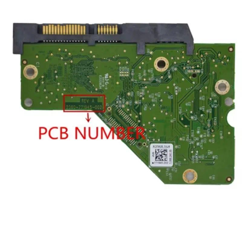 2060-771945-002 REV A , WD20EFRX WD30EZRX WD10EURX WD30EURX HDD PCB / 2060 771945 002 / 771945-F02 ,