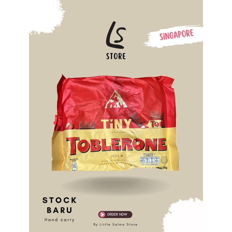 Toblerone Mini Original Singapore Halal Baru