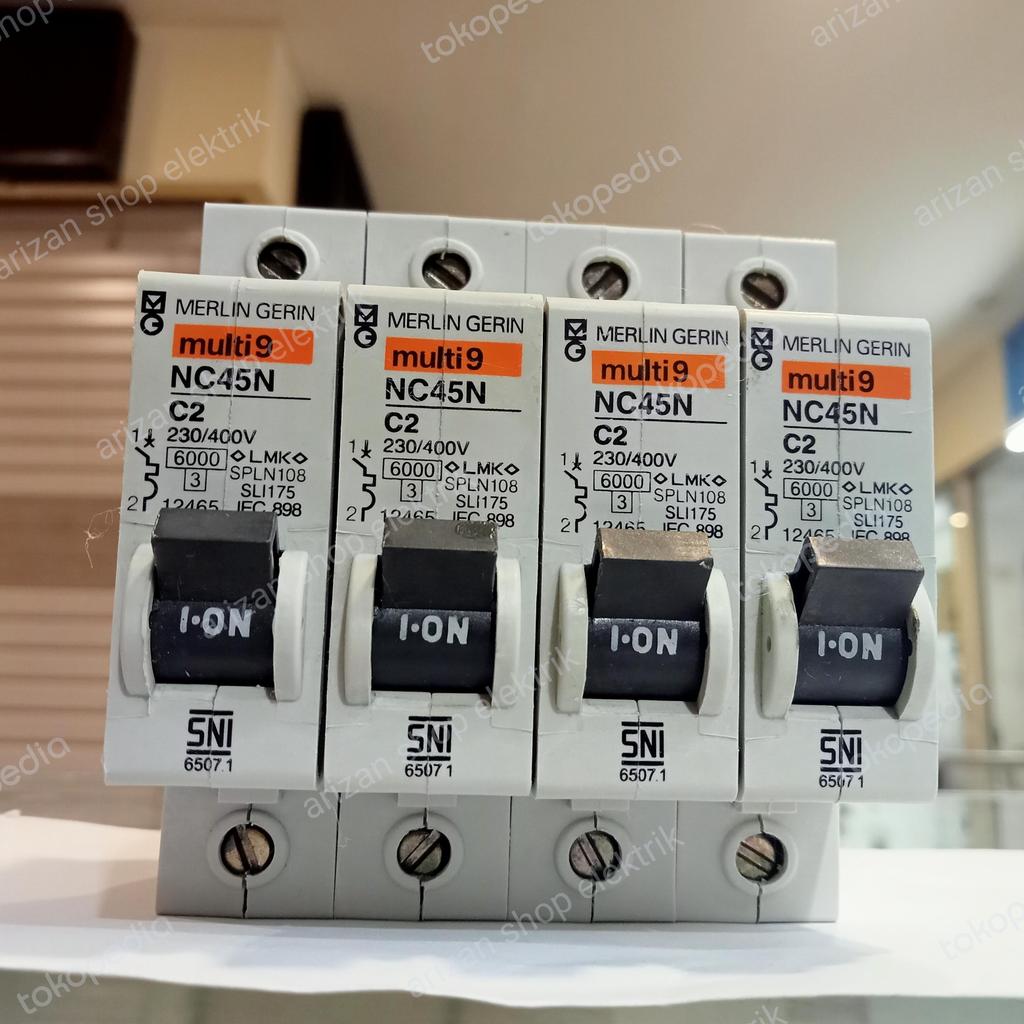 MCB MERLIN GERIN NC45N 1P 2A 6KA