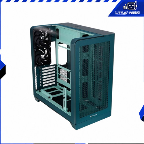 THERMALTAKE PC CASE ATX VIEW 390 AIR CURVED HID-CON (2X 120MM CT ARGB FANS) TRANSFORMATIVE TEAL 2Y