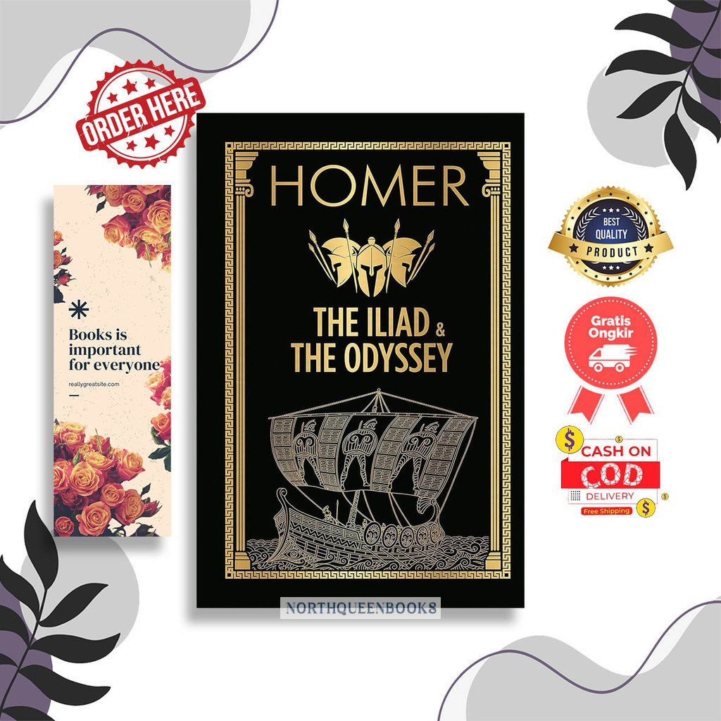 HOMER: The Iliad & the Odyssey By Homer (English)