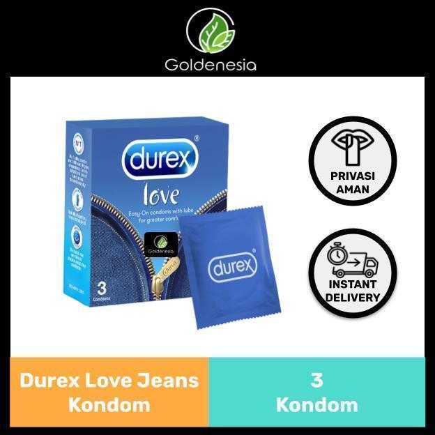 Monstar~~ Kondom durex love isi 3 pcs Privasi Aman 100% [ BISA COD]