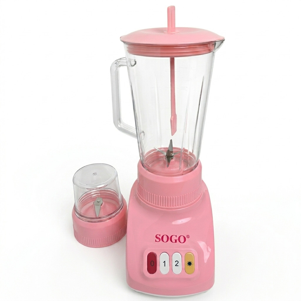 Sogo Blender Plastik 2in1 Penggiling Kopi Bumbu Kering & Juice Es Batu