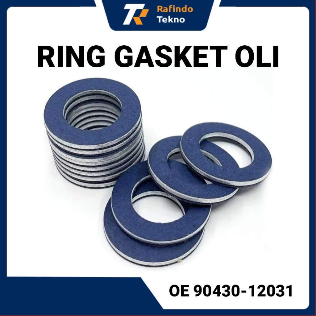 Gasket Tap Oli Mesin Toyota Lexus - Ring Gasket Oli Mobil Baut 12mm