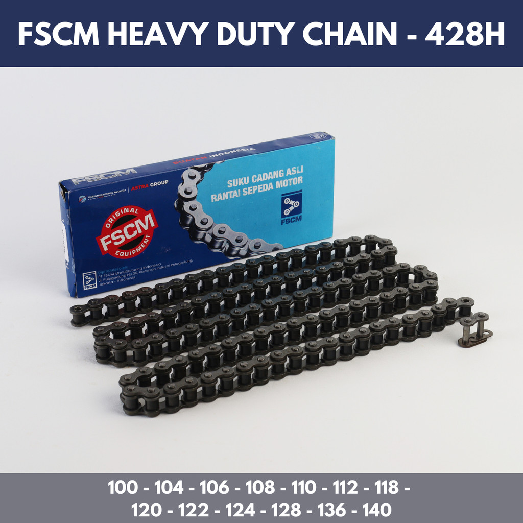 Rantai Motor 428H - FSCM BIRU