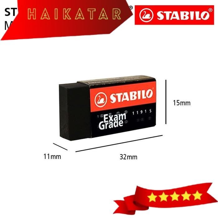 

STABILO Exam Grade - Mini Eraser 40pcs / Penghapus Pensil Ujian UNBK