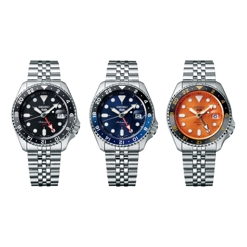 Seiko 5 GMT SSK001K1 / SSK003K1 / SSK005K1 Automatic