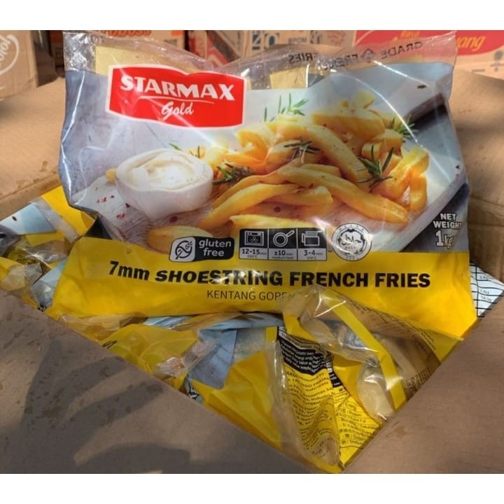 

Kentang Starmax 1kg / French Fries Shoestring Kentang Beku 1 kg