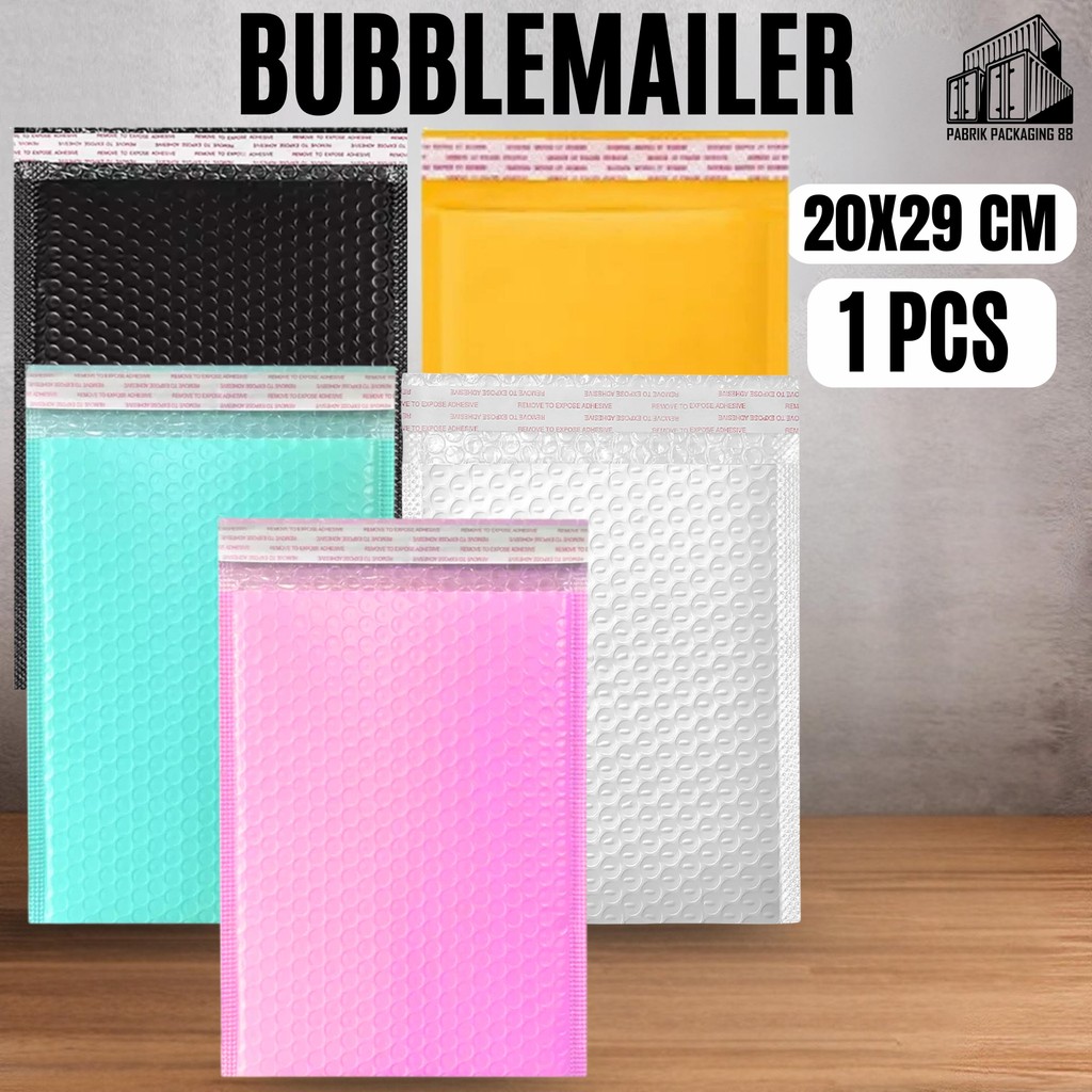 

Bubblemailer 20x29 cm Bubble Mailer Amplop Bubble Wrap Poly Mailer Padded Envelope Packaging
