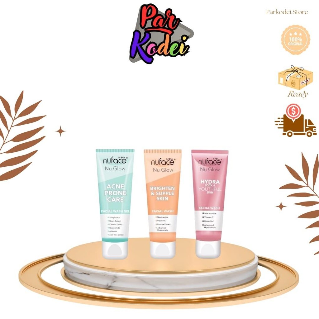 NuFace Nu Glow Brighten & Supple Skin I NuFace Nu Glow Acne Prone Care I NuFace Nu Glow Hydra Lock &