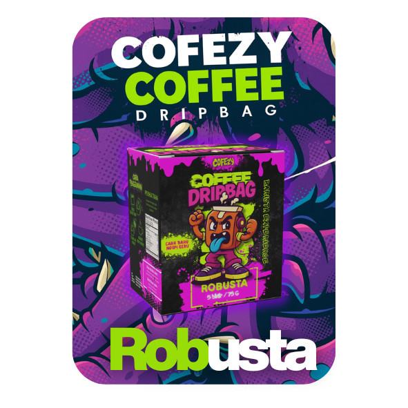 

Cofezy Coffee Dripbag Kopi Robusta sensasi jadi barista dirumah