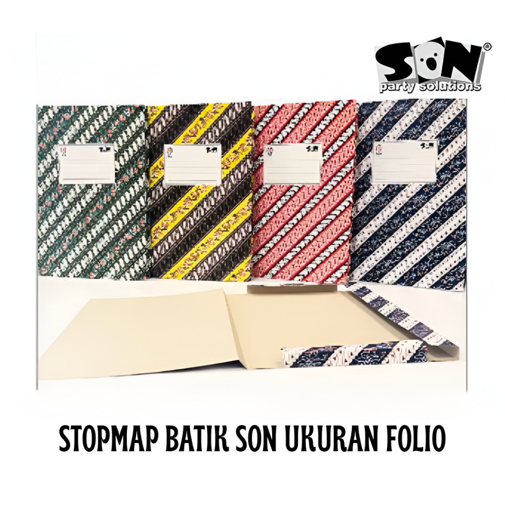 

Stop Map Batik Folio / F4 - SON Stopmap Kertas Motif Batik Berkualitas Ukuran Folio