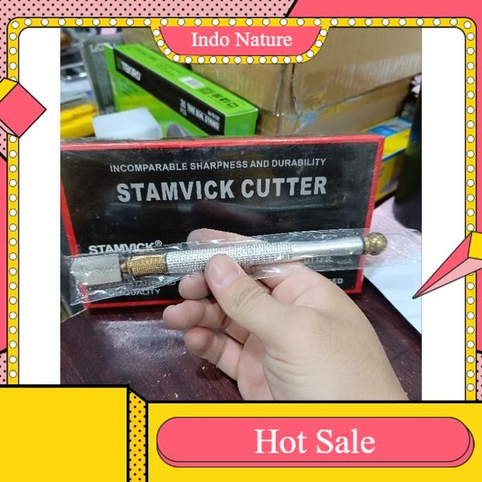 

【I_NATURE】BISA COD!!! ALAT PEMOTONG KACA STAMVICK PISAU POTONG KACA GLASS CUTTER STAMVICK