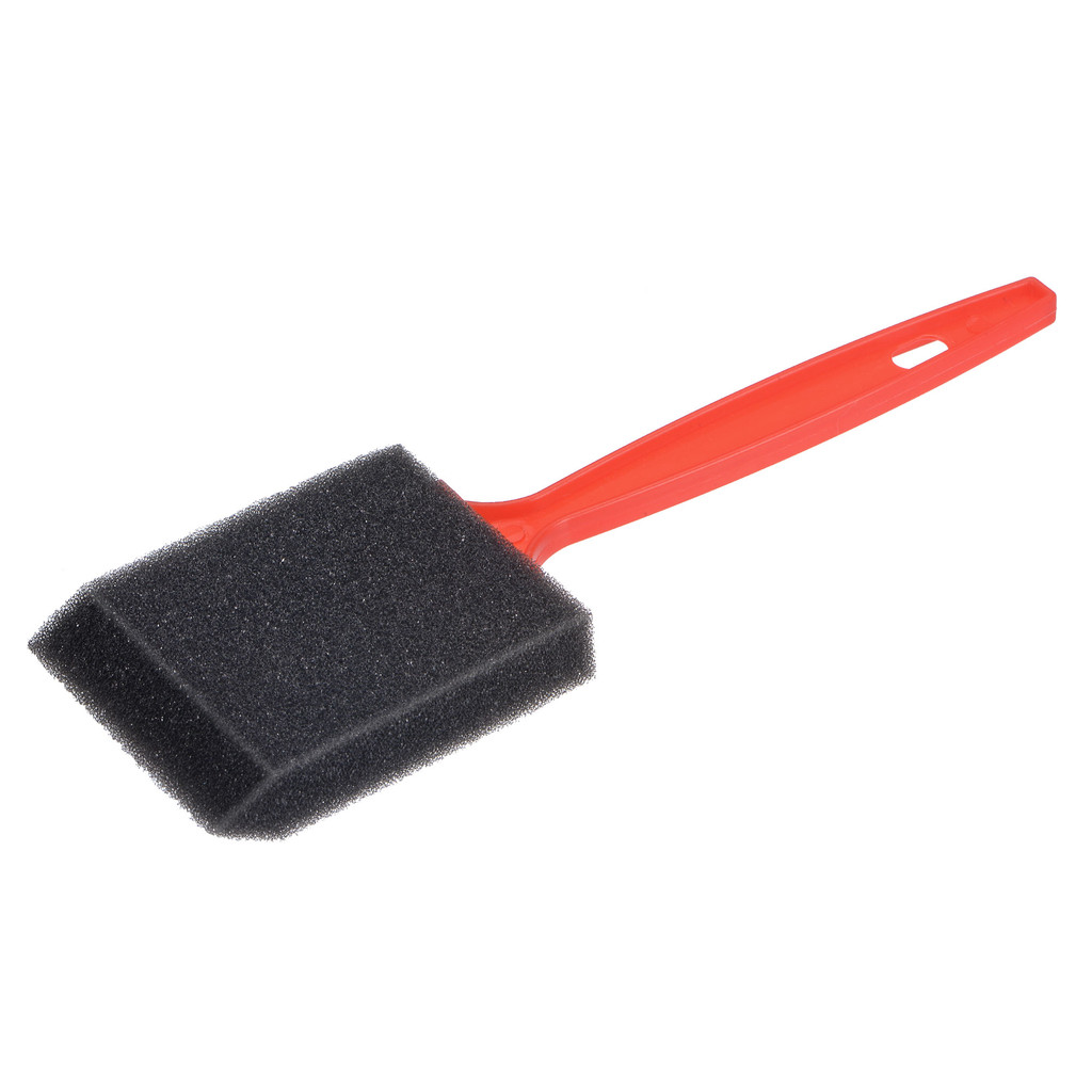 

uxcell 2 Inch Foam Paint Brushes Bevel Edge with Plastic Handle Sponge Brushes for Painting, Varnishes, Polyurethane 2 Pcs