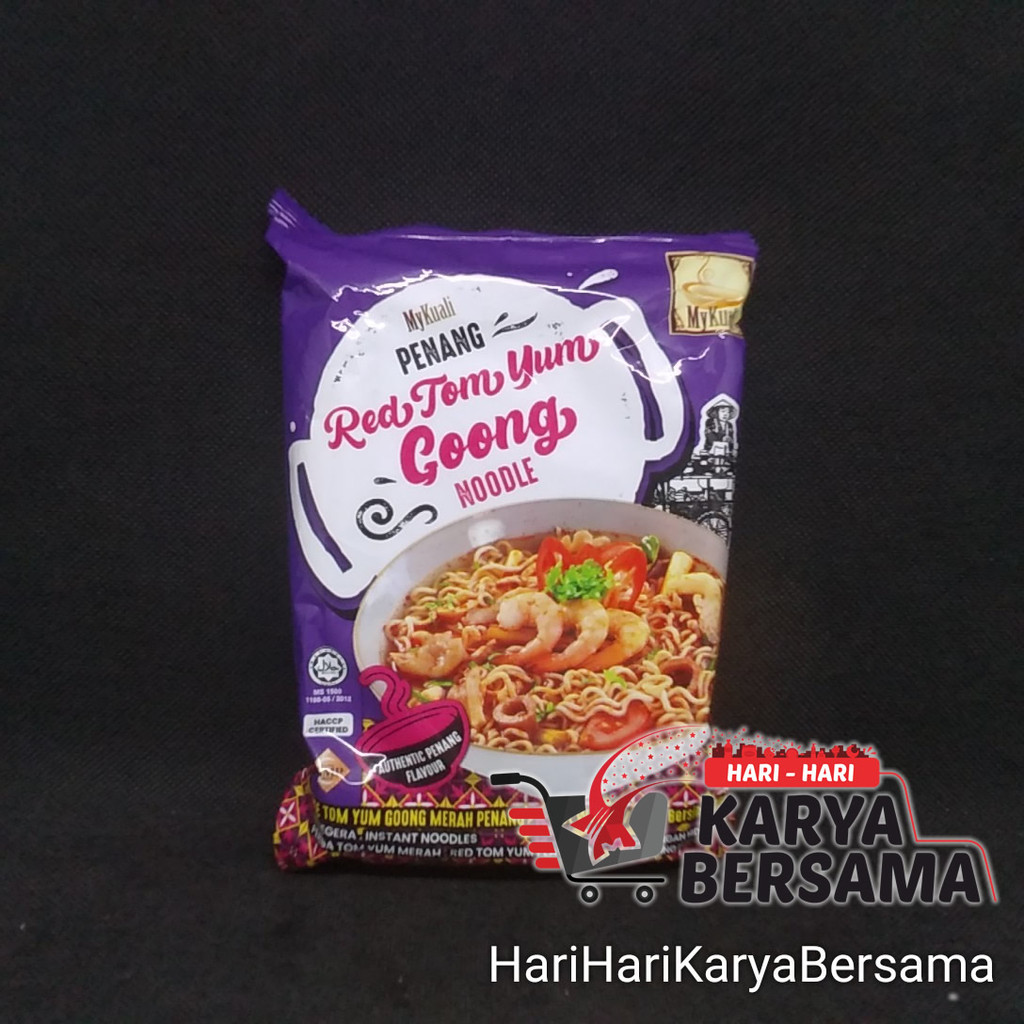 

MAKANAN MI INSTAN MY KUALI PENANG RED TOM YUM GOONG NOODLE 105GR