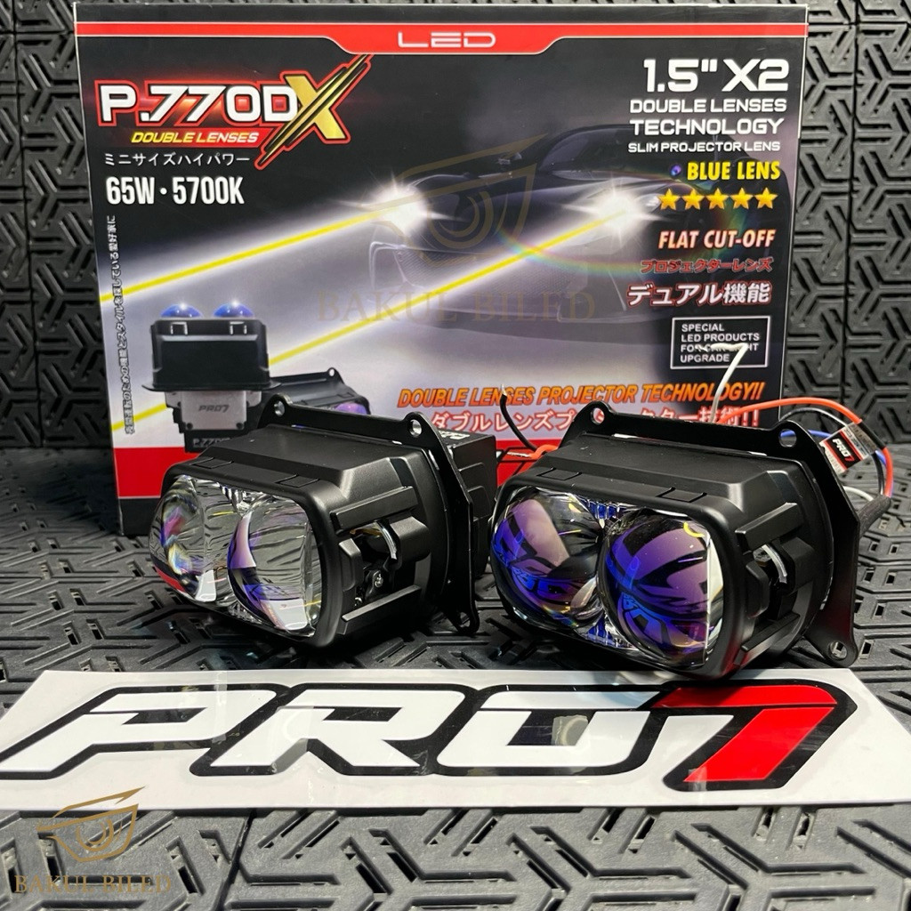 BILED PRO7 | BILED P.770DX Double Lenses  | BILED PRO7 P.770DX | BILED 1.5" Inch X 2 | BILED 65W
