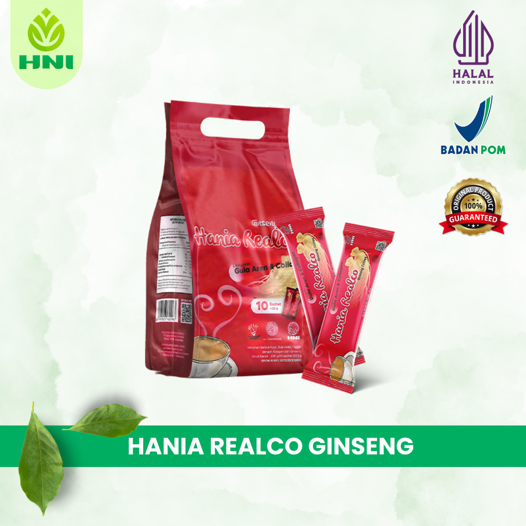 

Hania Realco Ginseng Coffee With Collagen Hni