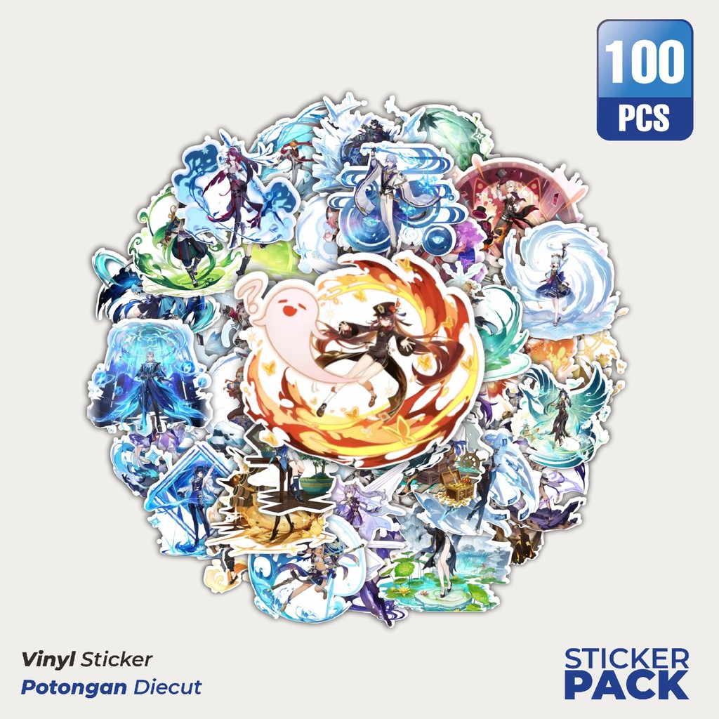 

Terbaru! 50 pcs Stiker Spirit Wish Game Online Dekorasi Lucu Kreatif untuk Notebook, Skateboard, HP