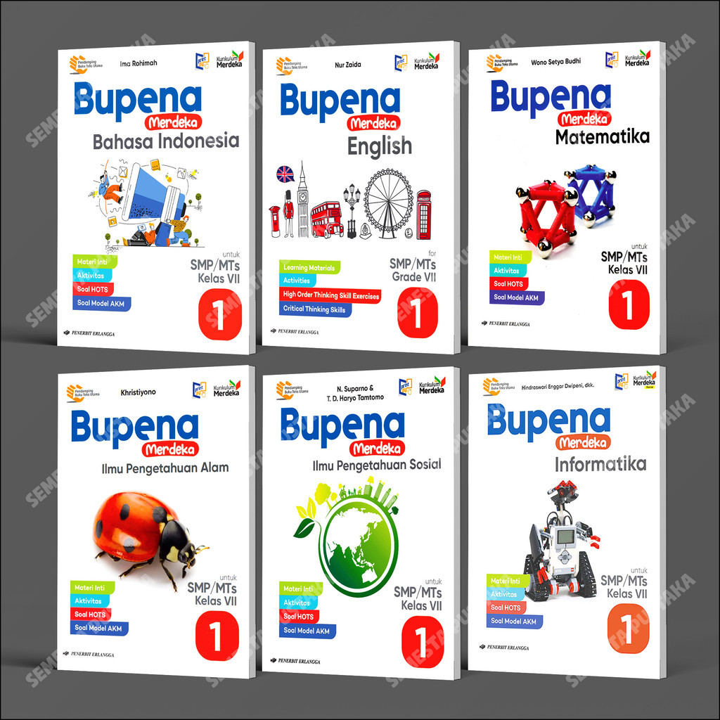 

Buku Paket Bupena Kelas 7 SMP/MTs Erlangga Kurikulum Merdeka Revisi Terbaru