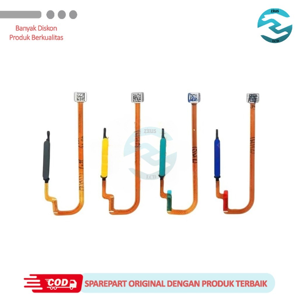 Flexible Redmi 9T / Xiaomi Poco M3 Fingerprint Sensor Sidik Jari