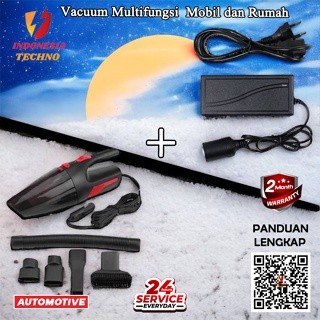 Paket Vacuum Mobil & Adaptor Vacuum Bisa Di Gunakan Di Dalam Rumah Vacuum Cleaner Alat Penyedot Debu