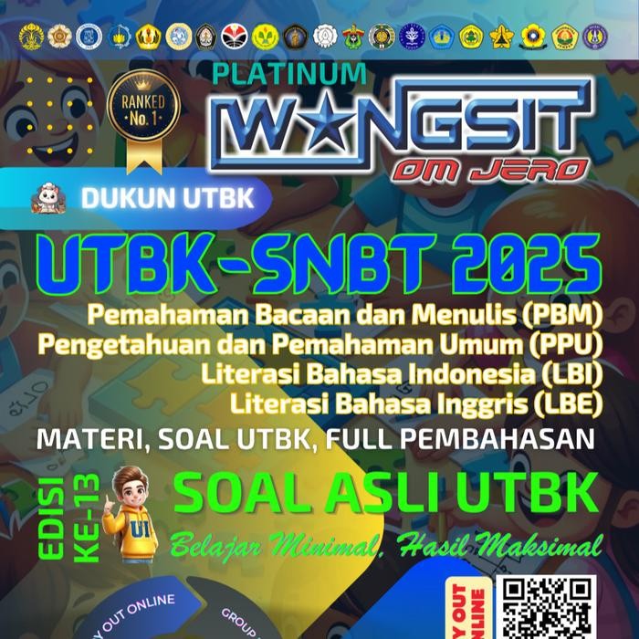 

(UTBK 2025) BUKU WANGSIT OM JERO UTBK SNBT 2025 PK PM PU PPU PBM LBI LBE - PBM-PPU-LBI-LBE
