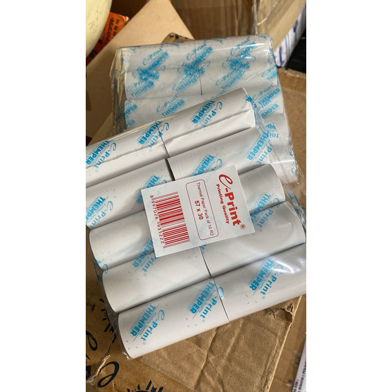 

Thermal Paper E-Print 57x30 Kertas Kasir Mesin Edc (10roll/pack)