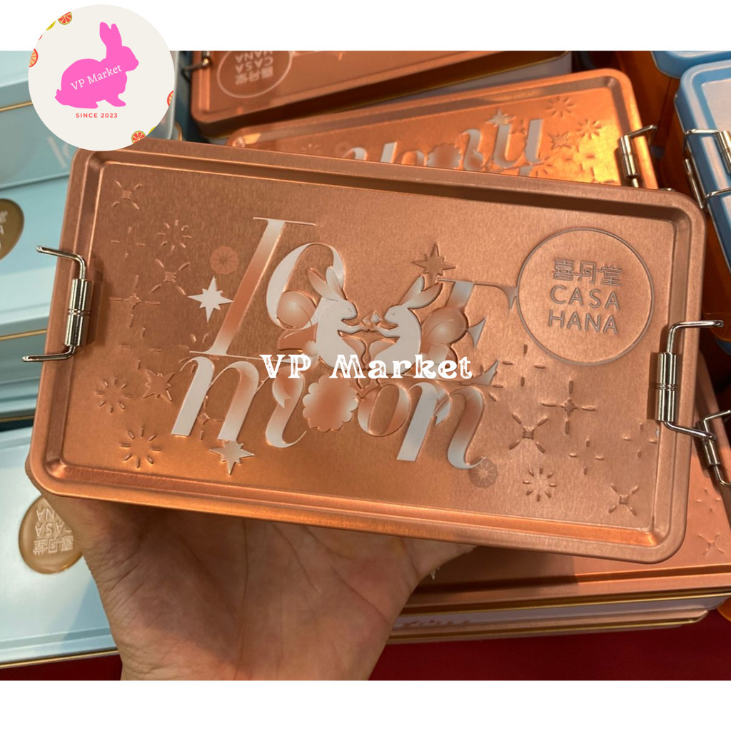 

Kue Bulan Casa Hana Rasa Red Bean & Black Sesame / Mooncake Casahana Isi 2 / Box