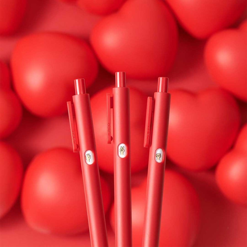 

TAMSTRE Kaco Pena Pulpen Gel 0.5mm Dual Ballpoint Quick Dry Black Ink 1 PCS - K3