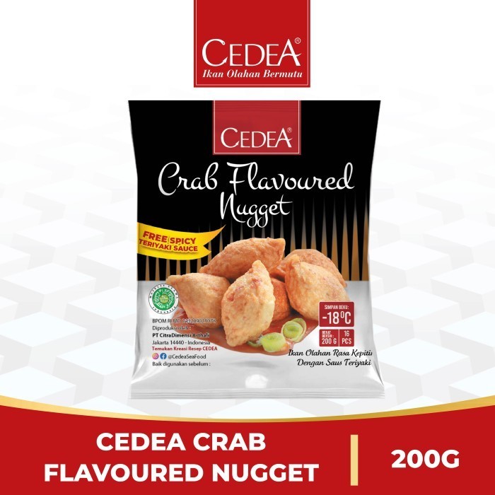 

CEDEA CRAB NUGGET ( NUGGET KEPITING) 200 GRAM