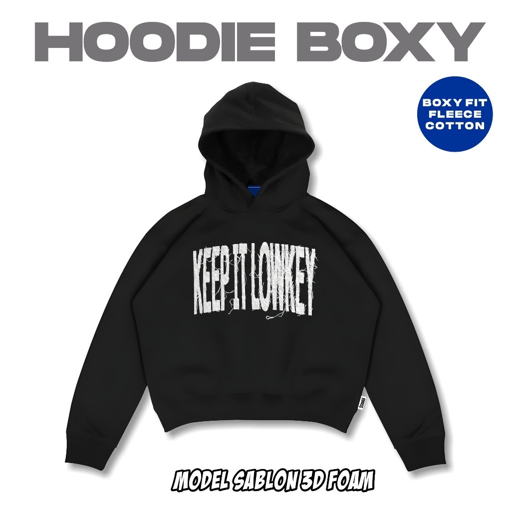 Fixsss - Hoodie Boxy Misty Hoodie Polos Pria Hoodie Polos Wanita Jaket Hoodie Polos Hoodie Boxy Fit 