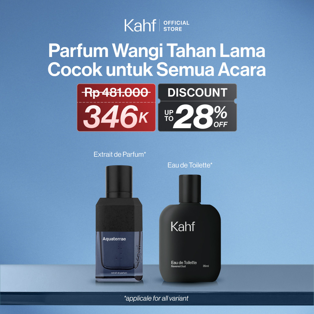 [SPECIAL KAHF DECODE : PAKET PARFUM WANGI TAHAN LAMA COCOK UNTUK SEMUA ACARA] Paket Double Impact (E