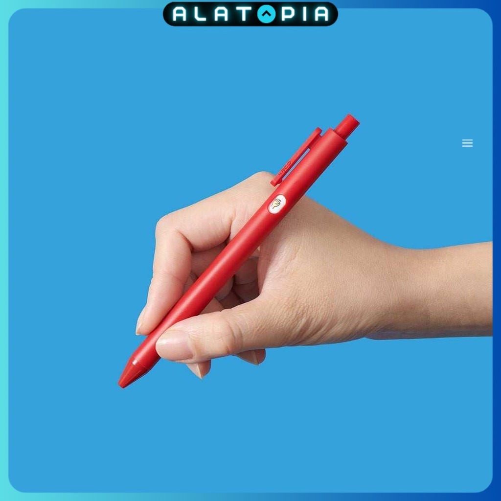 

Kaco Pena Pulpen Gel 0.5mm Dual Ballpoint Quick Dry Black Ink 1 PCS - K3