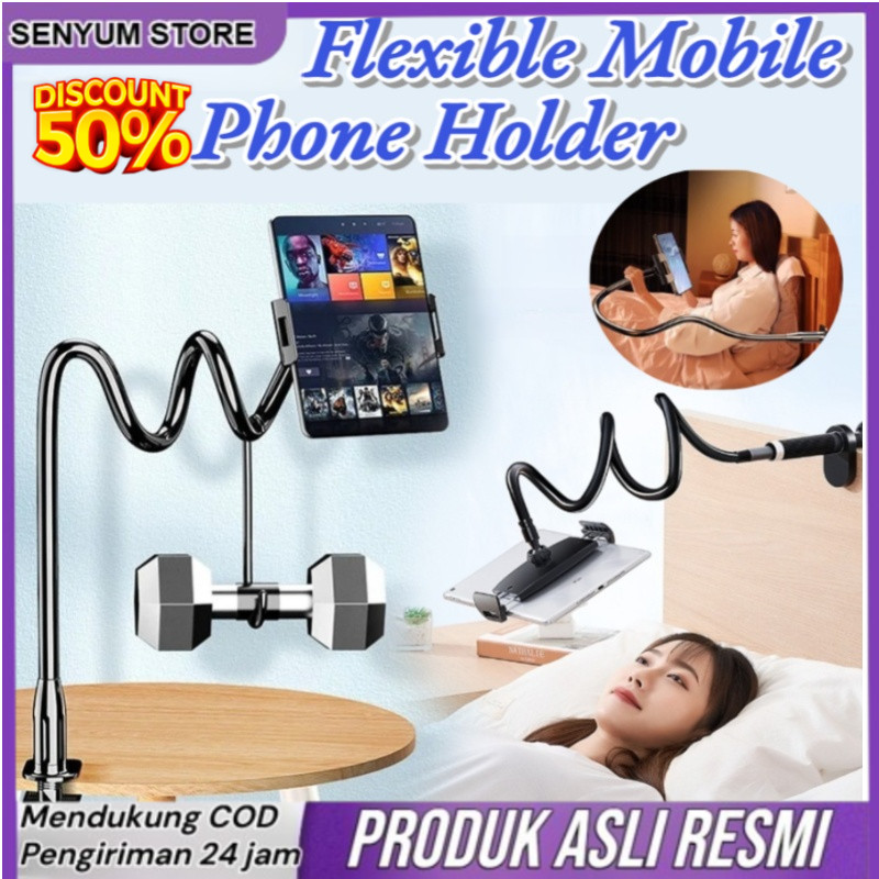 ​​Holder HP Universal - Holder Hp Meja/Holder Hp Tempel Dinding/Penyangga Hp/Penyangga Hp Untuk Nont