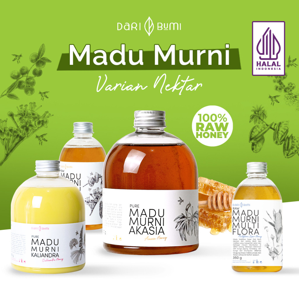 

Dari Bumi Madu Murni Asli Varian Raw Honey