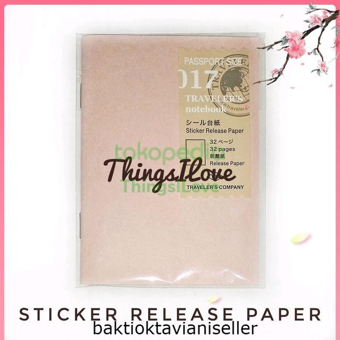 

Midori TRAVELER'S Notebook Refill- 017 Sticker Release Paper Passport