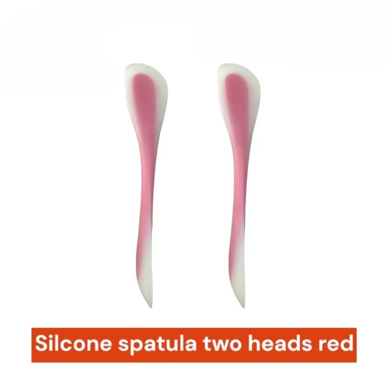 

silicon spatula two heads red