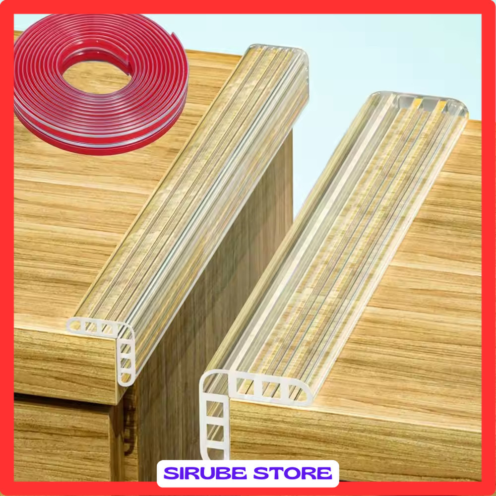 

High Quality PVC Transparent Table Edge Protector 1M 17.5x4mm - FM-M1