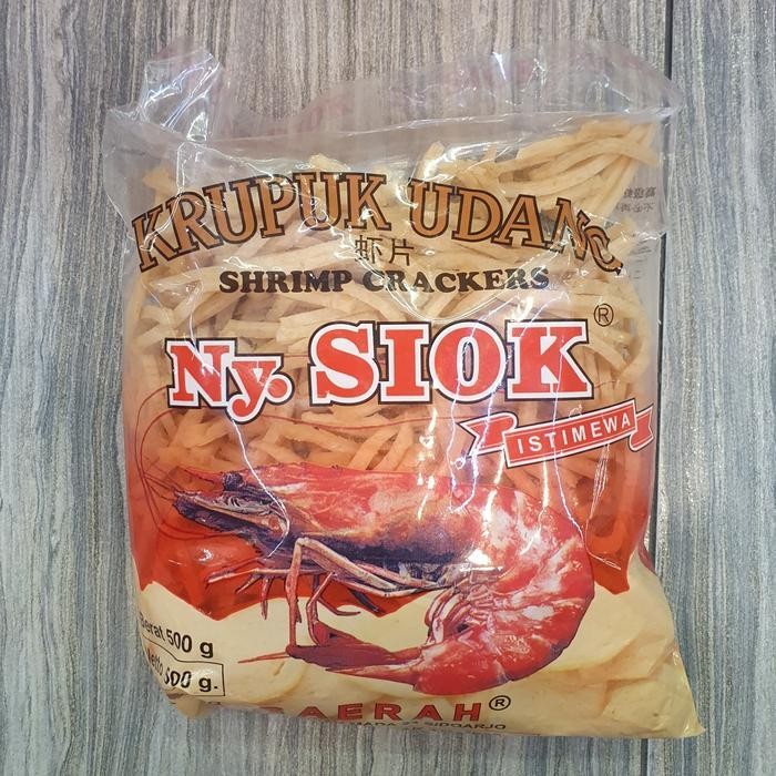 

Nyonya Siok Kerupuk Udang Istimewa Shrimp Crackers 500gr