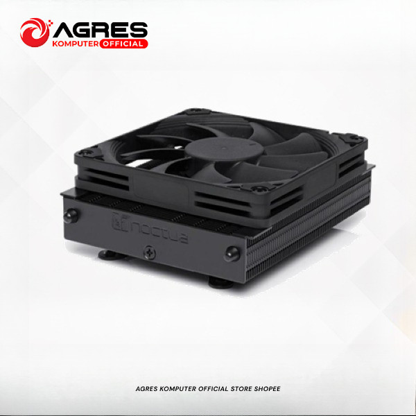 NOCTUA CPU AIR COOLER NH-L9A-AM5 CH BK LOW PROFILE AMD (1X 92MM NF-A9X14 HS-PWM CH.BK FAN) CHROMAX B