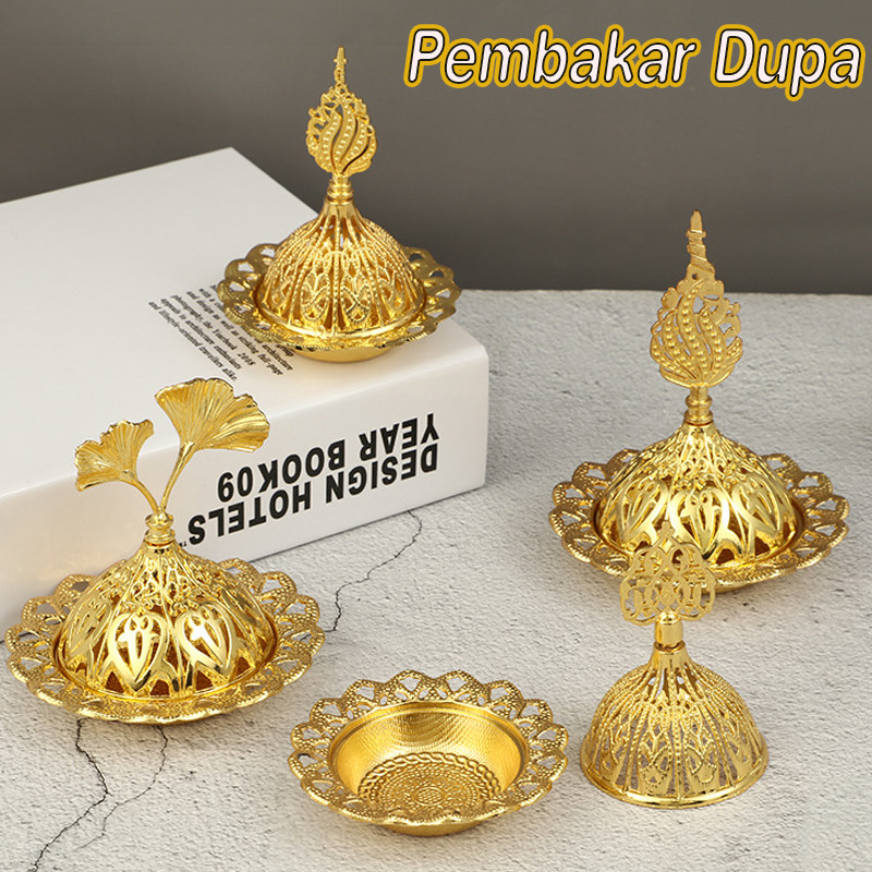 Tempat Bakar Dupa Bulat Arab/Pengharum Ruangan/Arab Suvenir Pembakar Mini/ Pembakar Dupa Kecil Beron