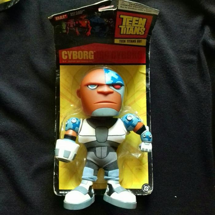 MAINAN... Boneka Dc Teen Titans Cyborg by Bandai