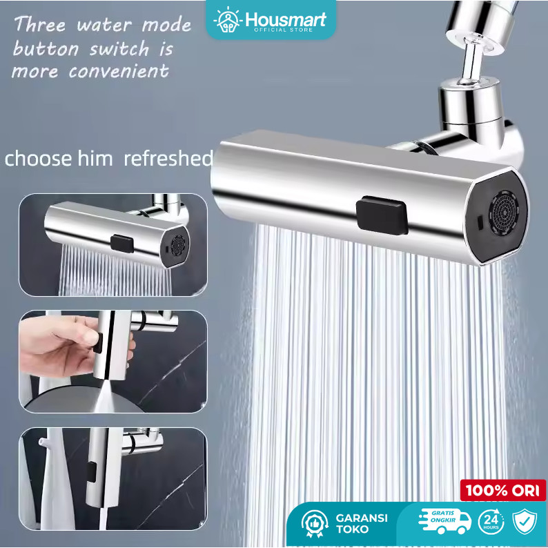 OLAF Keran Air Extender Faucet Water Outlet Universal 360 Degree - O2