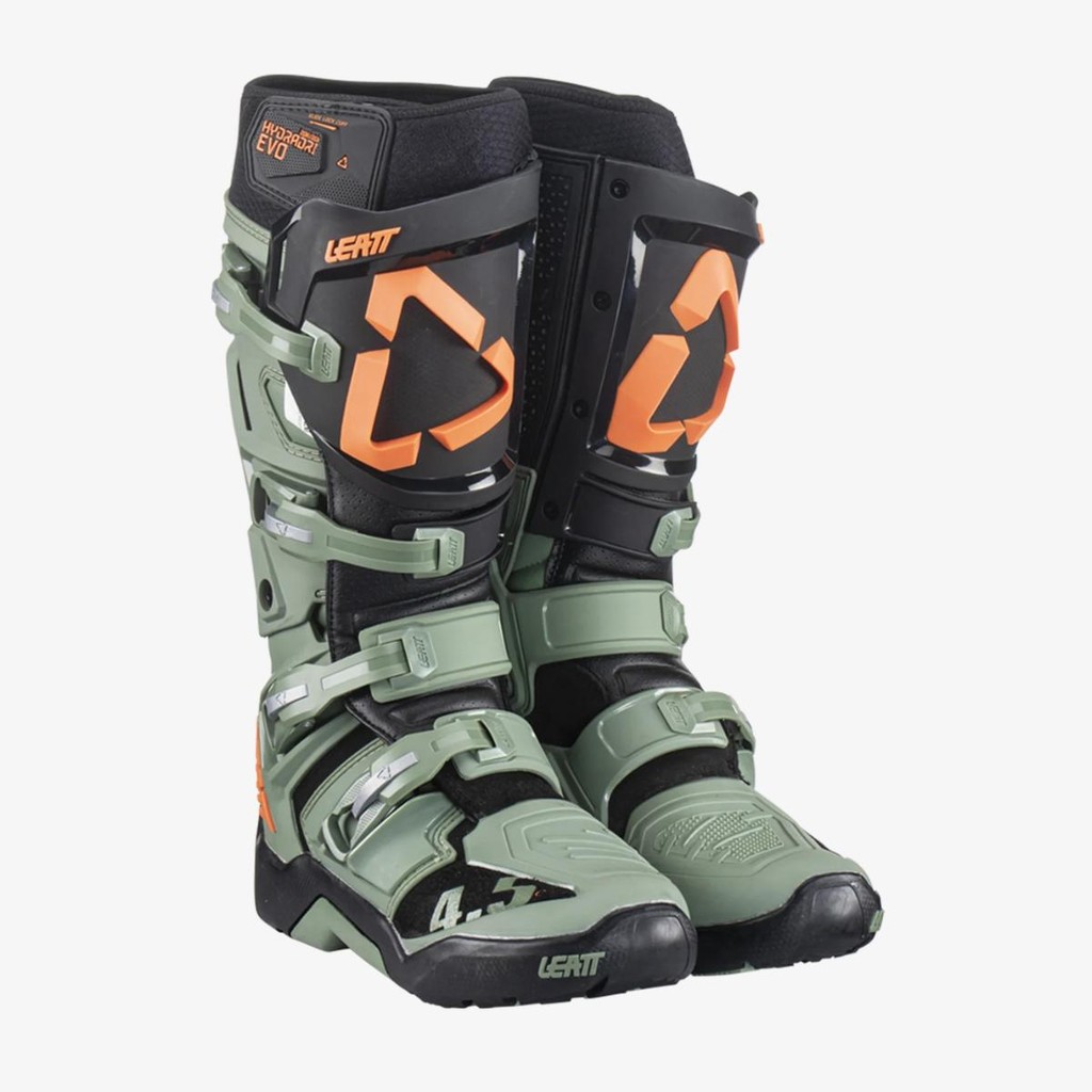 LEATT Boots 4.5 HydraDri EVO MX WATER PROOF SLIDELOCK Motocross [Cactus]