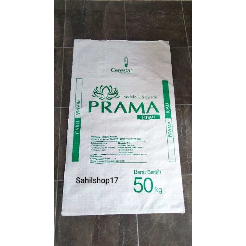 Karung Plastik Kedelai 50 kg BARU Isi 25 Pcs Karung Kedelai 50 kg Karung Kedelai Baru Karung PRAMA K